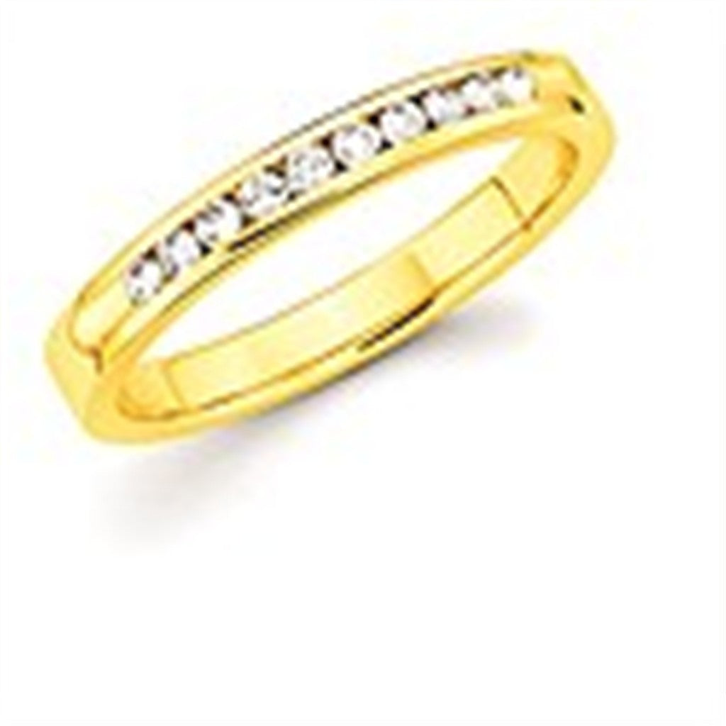 1/3 Ctw. Channel Set 10 Stone Diamond Anniversary Band