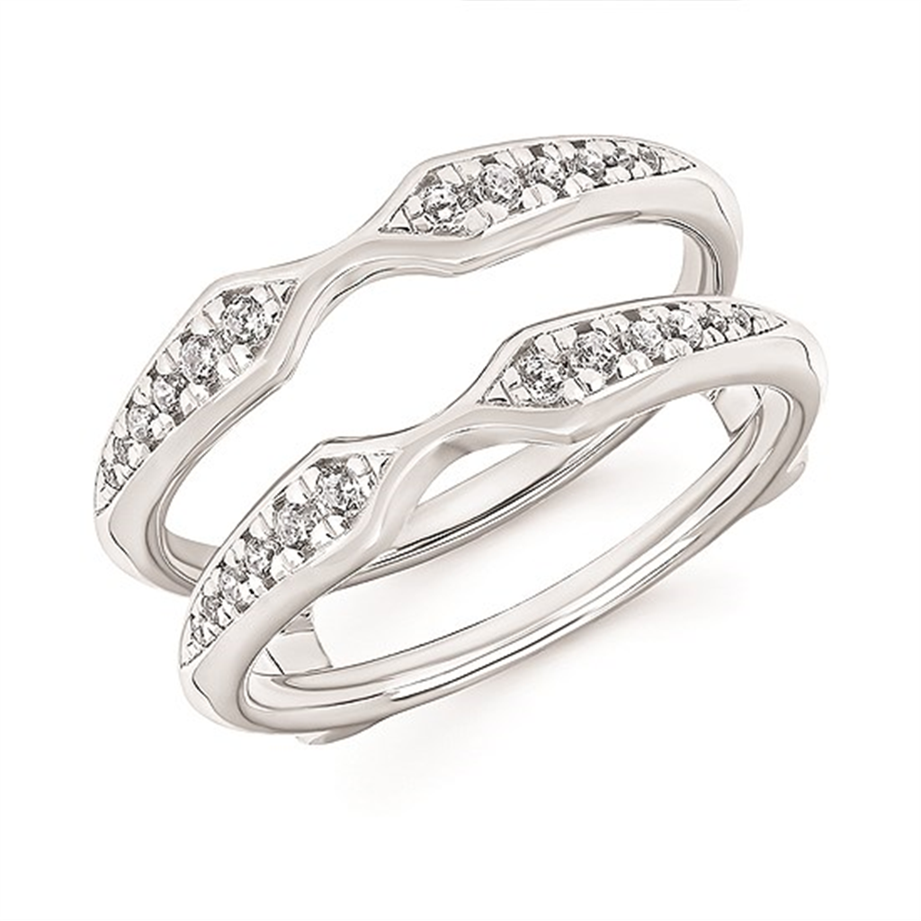 1/5 Ctw. Diamond Bridal Insert in 14K Gold