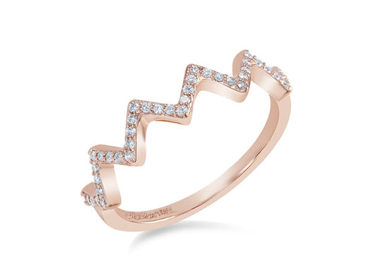 RINGS-41 RD 0.17Ct-14K Rose 2.