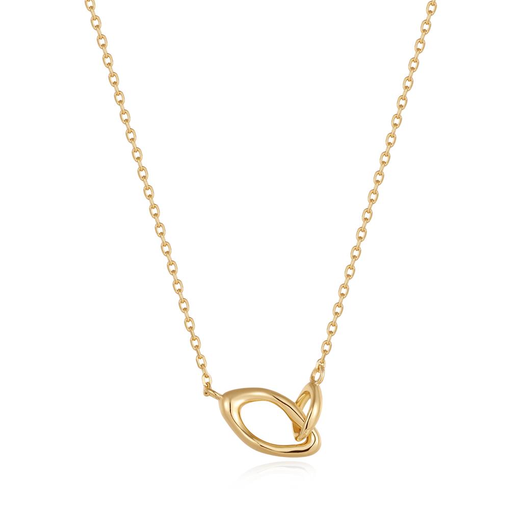 Elegant YGP Wave Link Necklace – Parker Jewelers Carlisle, PA