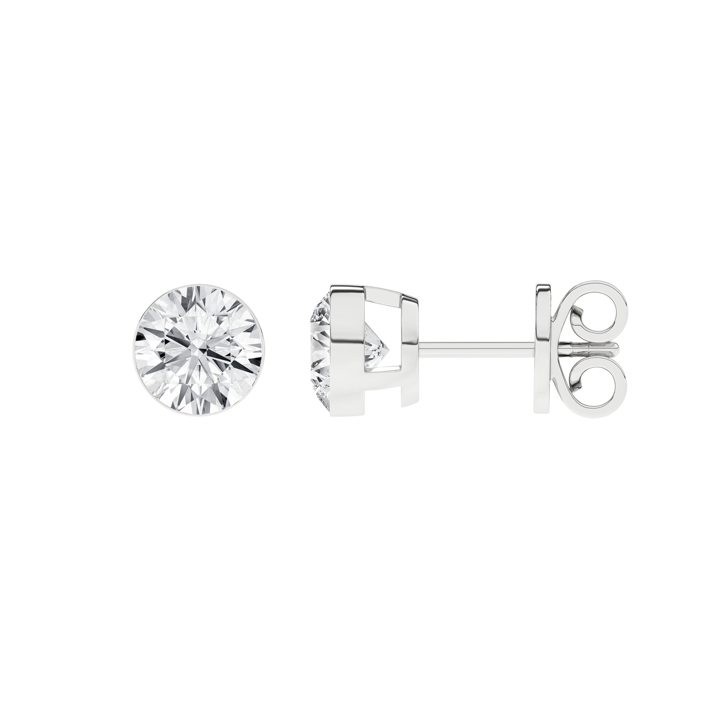 LGD 2.03CTW 14KWG BEZEL SET ST