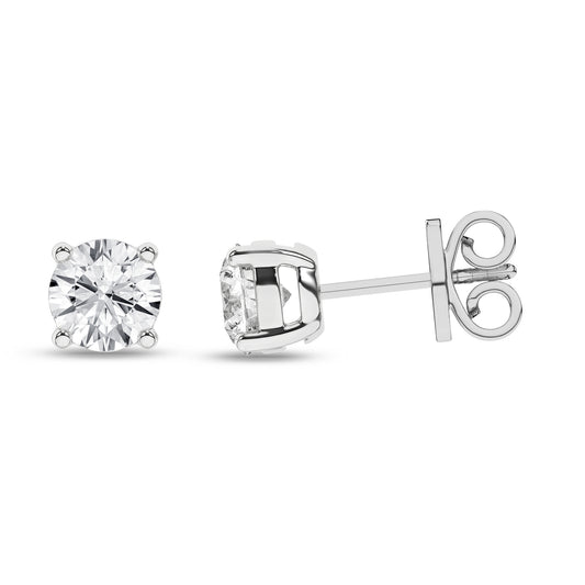 LGD 1CTW 14KWG 4 PRONG STUDS 2