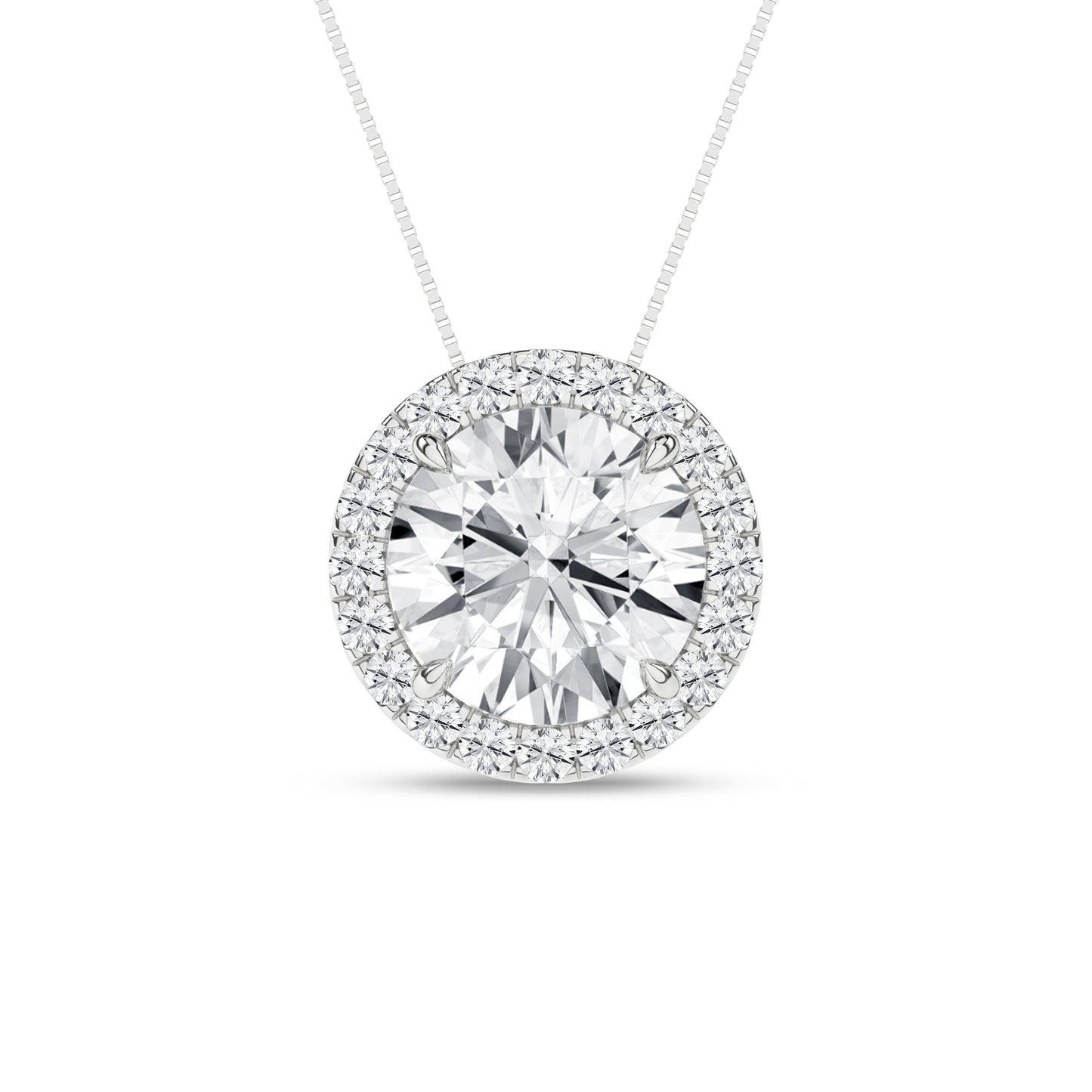 LGD 1.62CTW HALO PENDANT W/ 21