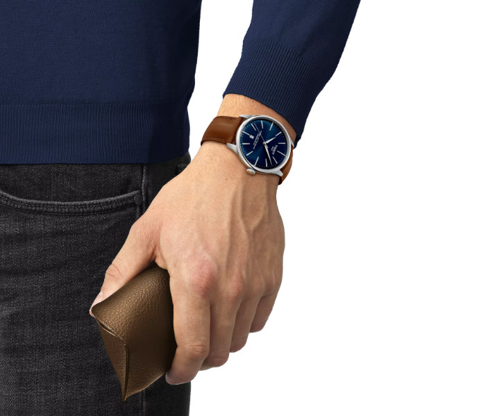 Tissot Chemin de Tourelles Powermatic 80 Blue Dial Watch