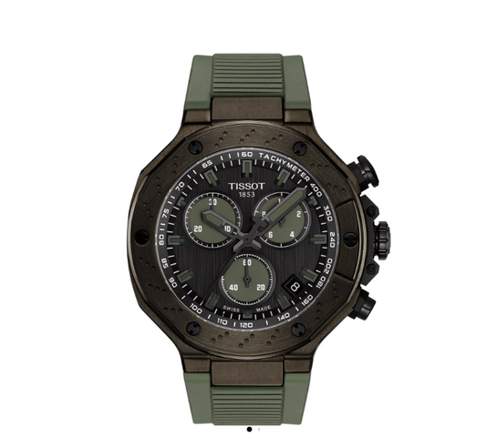 Tissot T-Race Green Dial 45mm Chronograph