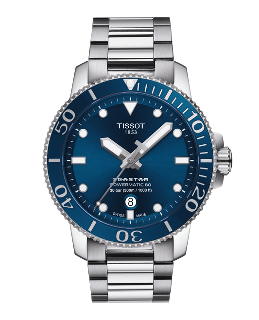 Tissot Seastar Blue dial power