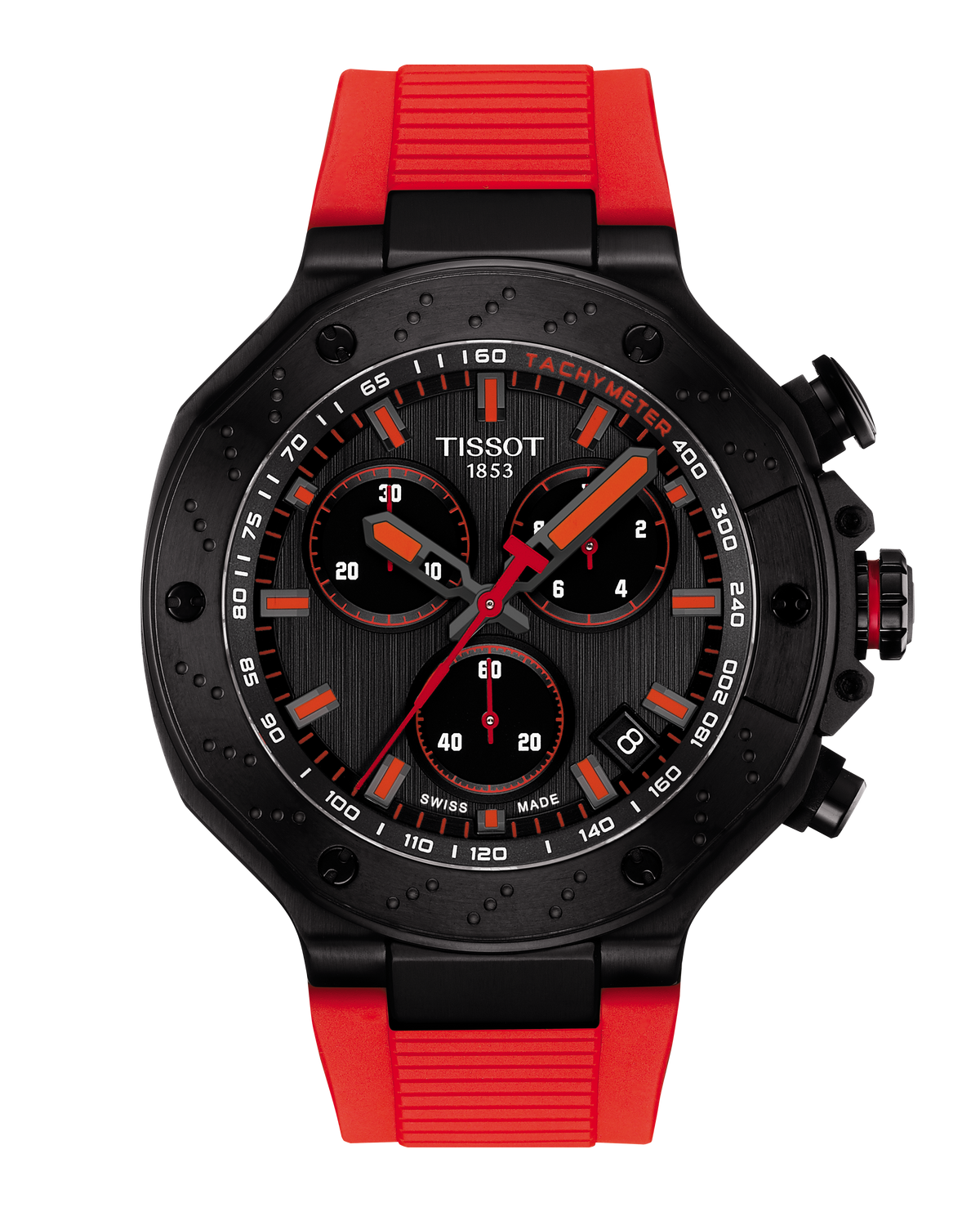 TISSOT T-RACE QTZ BLK DIAL RED