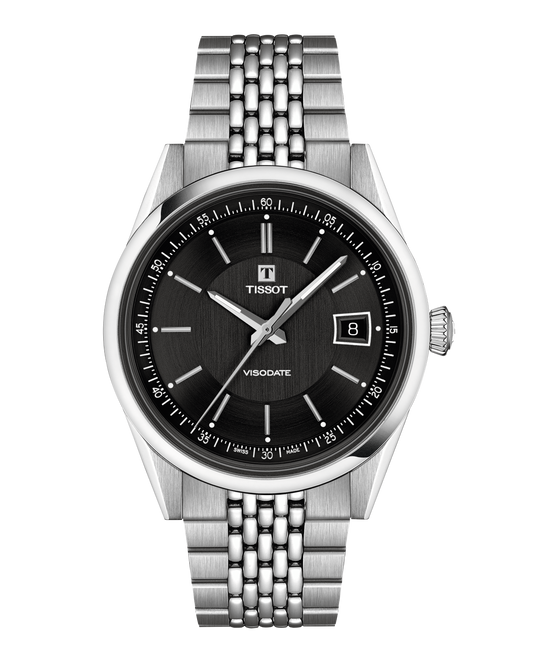 TISSOT VISODATE 39MM PW80 BLK