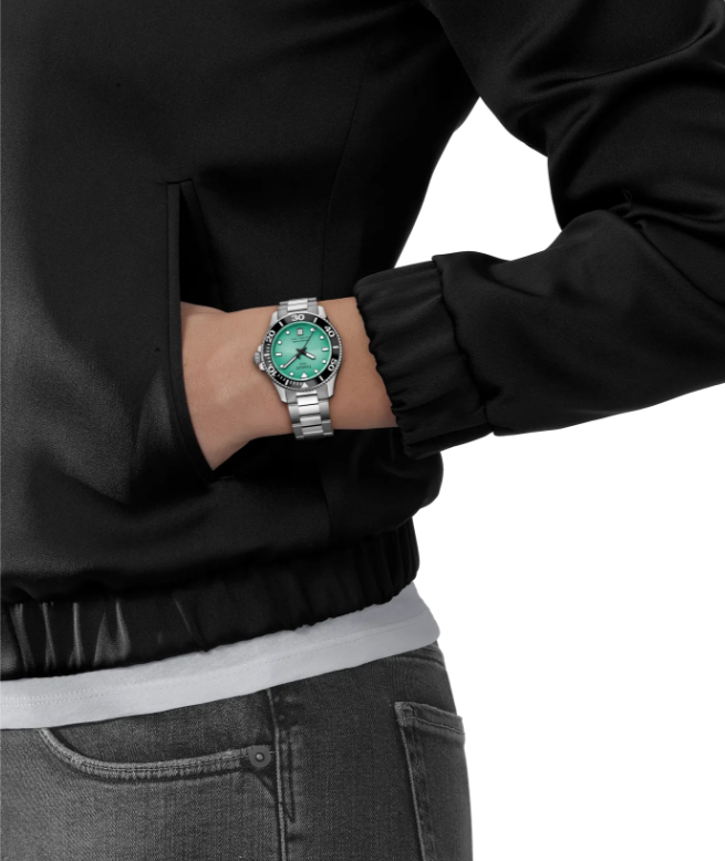 Tissot Seastar 1000 Turquoise Dial Quartz 36MM Watch