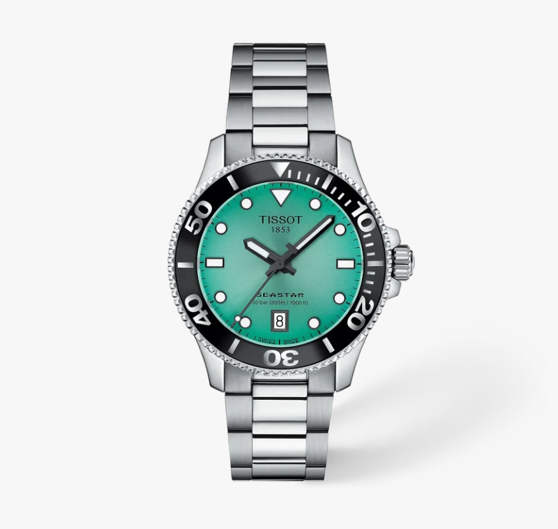 Tissot Seastar 1000 Turquoise Dial Quartz 36MM Watch