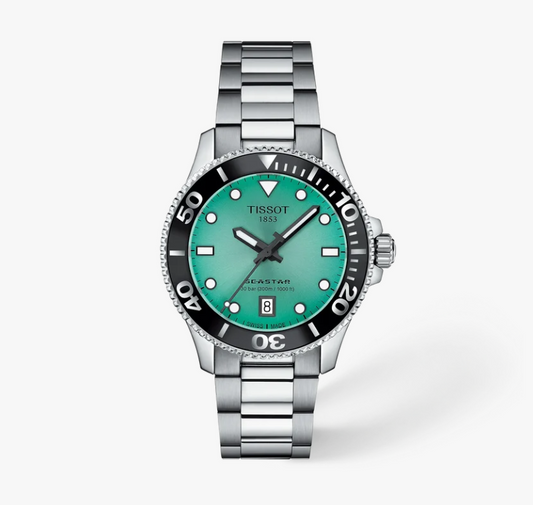 Tissot Seastar 1000 Turquoise Dial Quartz 36MM Watch