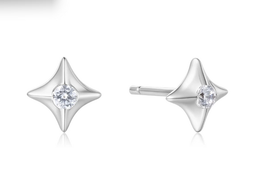 SS SPARKLING STUD EARRINGS