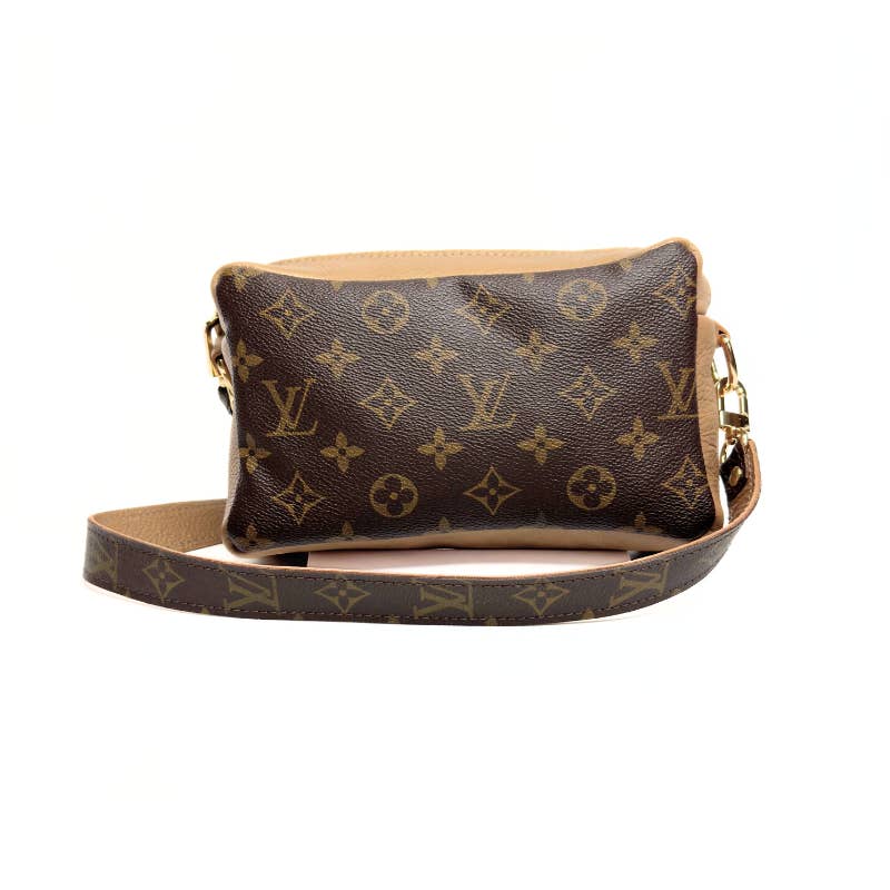 Val Shoulder Bag Full-Front Monogram – Upcycled Bronze