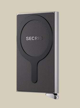 SECRID Cardprotector+ Fluted for MagSafe – Silver
