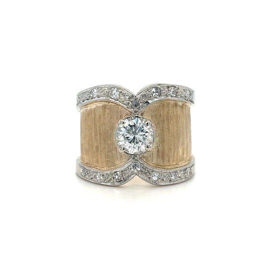 14KTT ESTATE .75CT RBC NATURAL