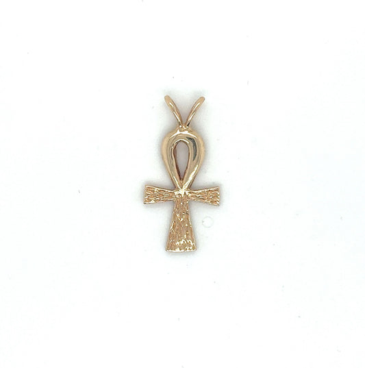 10K Yellow Gold Cross Necklace