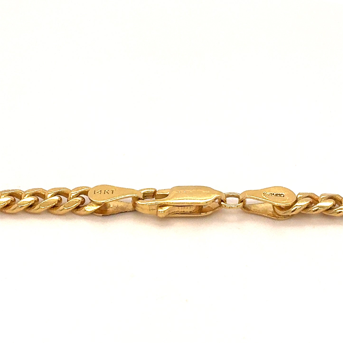 14K Yellow Gold Estate Cuban Chain 24"