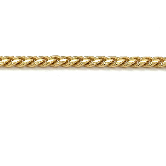 14K Yellow Gold Estate Cuban Chain 24"