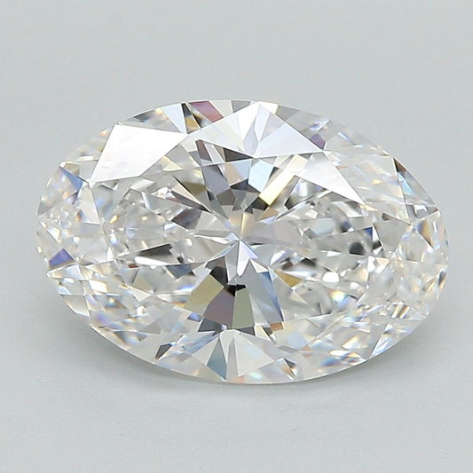 2.62ct Oval Lab Grown Diamond (Colour D, Clarity VVS1, IGI)