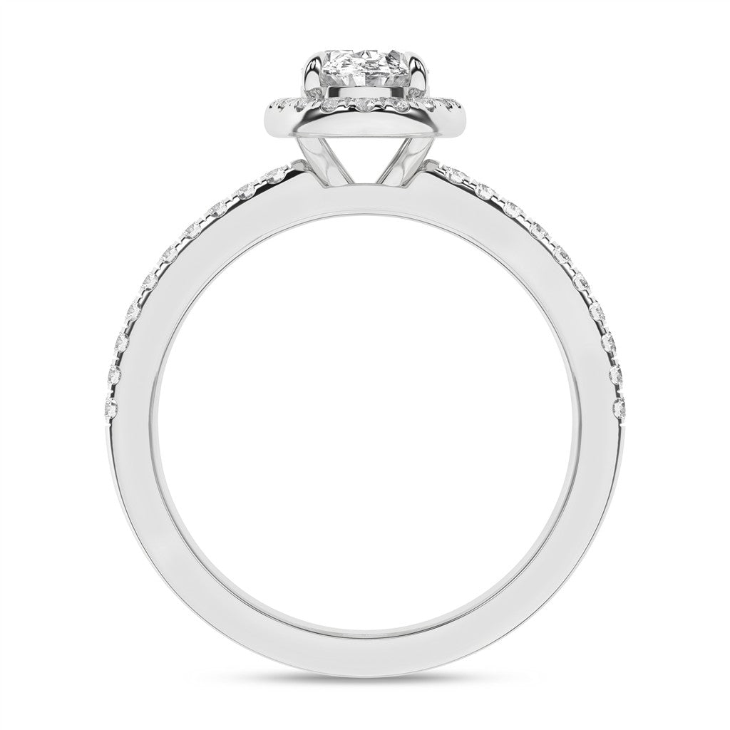 LGD 1.30CTW 14KWG ENGAGEMENT R