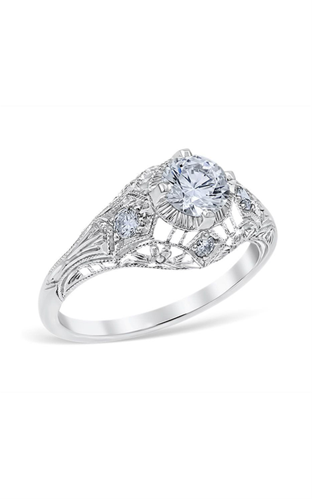 Luana Gold Vintage Engagement Ring