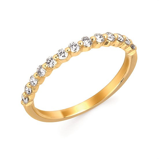 3/4 Ctw. Diamond Shared Prong Band Ring in 14K Gold