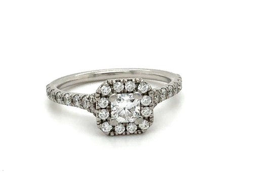 18K White Gold Hearts on Fire Diamond Ring – Size 6