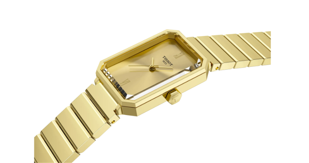 Tissot Ladies SRV 30mm Yellow Watch