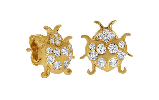 EARRINGS-24 RD 0.40Ct-14K Y 2.