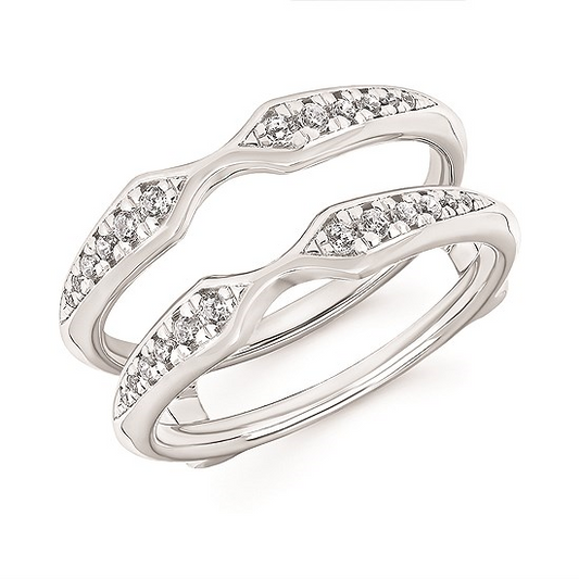 1/5 Ctw. Diamond Bridal Insert in 14K Gold