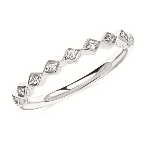 SS .10CTW Diamond Ring