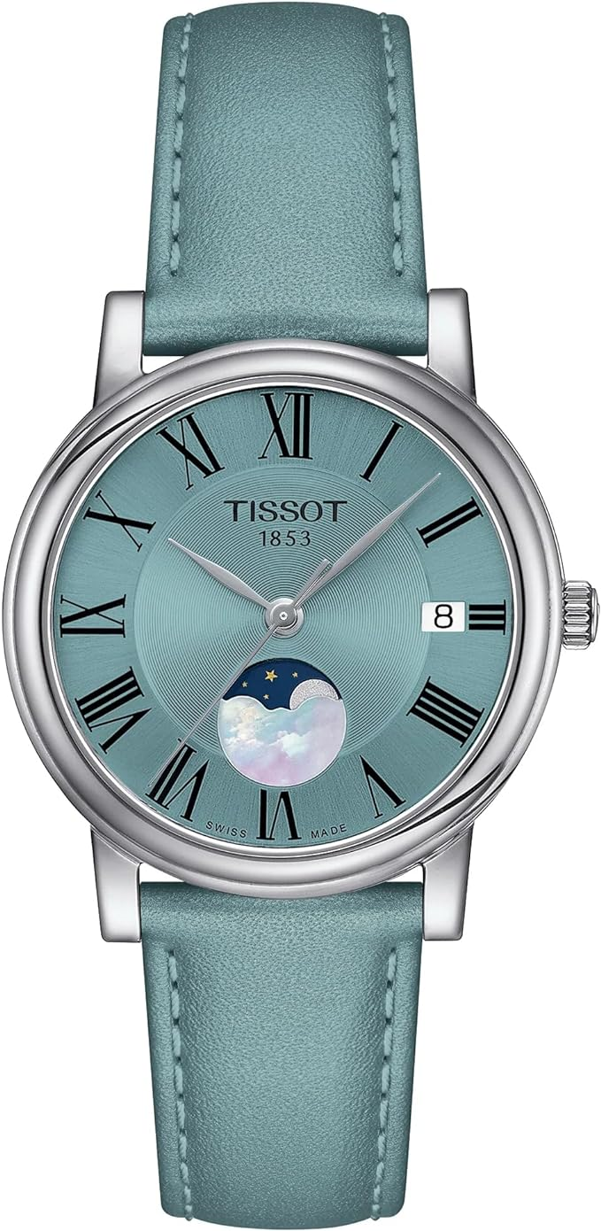 Tissot Carson Premium Lady Moonphase Blue Dial