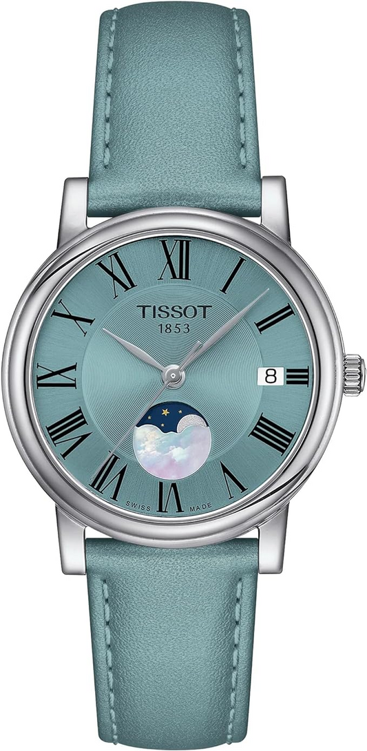 Tissot Carson Premium Lady Moonphase Blue Dial