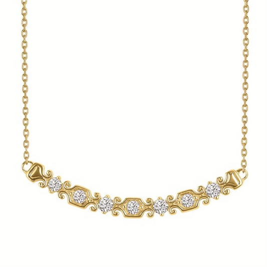 1/4 Ctw. Diamond Necklace in 14K Gold