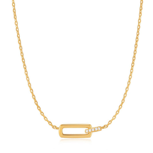 Stylish Glam Interlock Necklace – Parker Jewelers Carlisle, PA