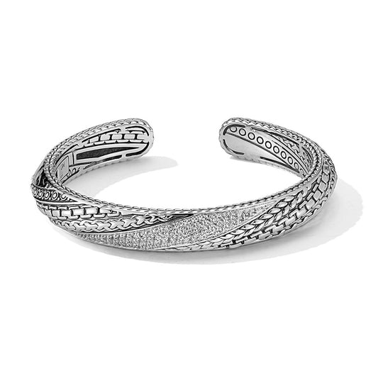 JAI Sterling Silver & Gemstone Master Artisan 10mm | Silver Bracelets