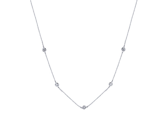 NECKLACES-5 RD 19 INCH 0.60Ct-