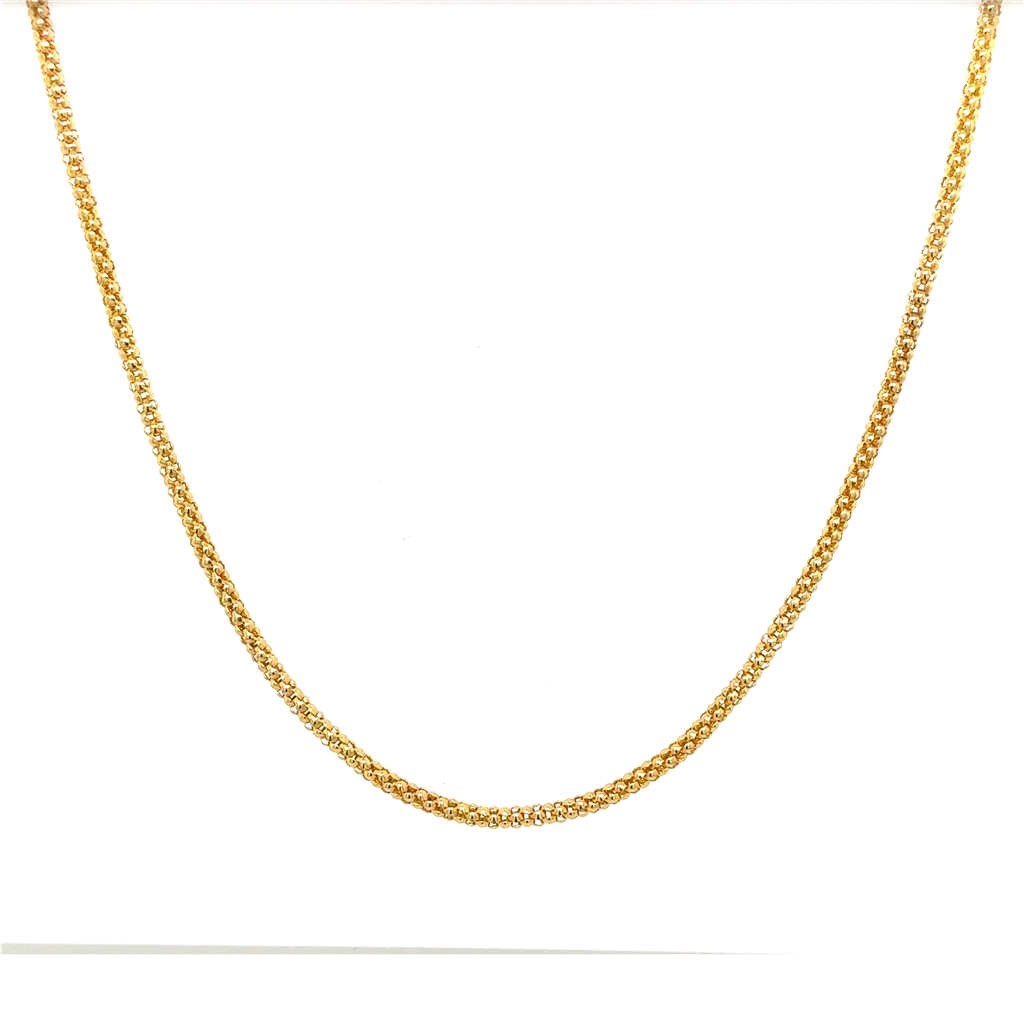 14K Yellow Gold Chain – 21"