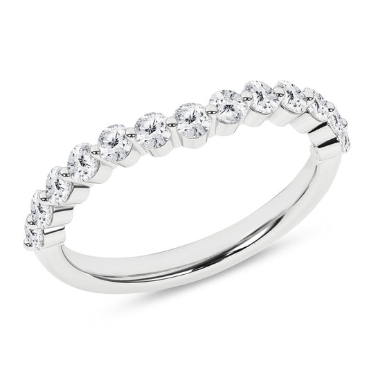 LGD .50CTW 14KWG CURVED SHARED