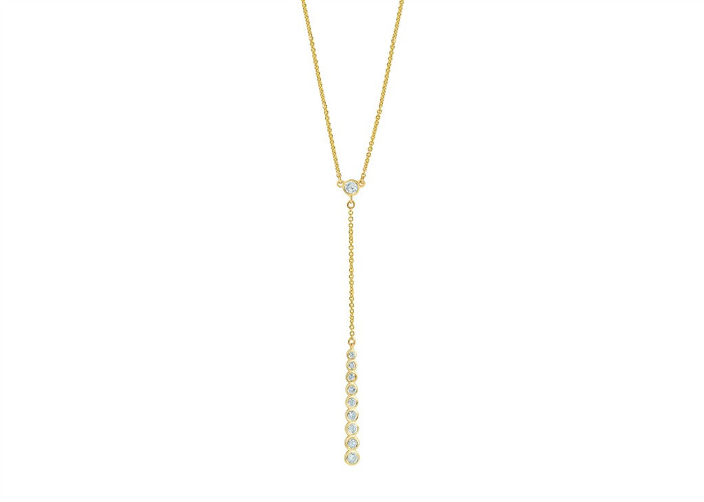 NECKLACES-10 RD 0.29Ct-14K Y 2