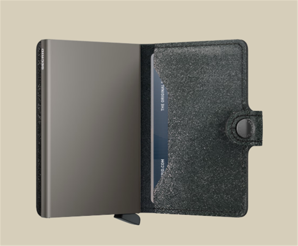 SECRID Miniwallet Stars Black