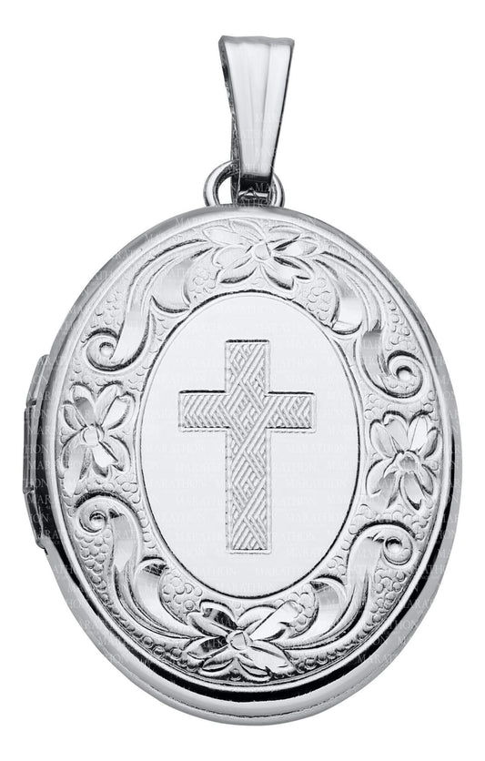 Adult Sterling Silver Oval Locket