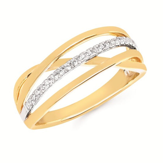 1/10 Ctw. Diamond Fashion Ring in 14K Gold