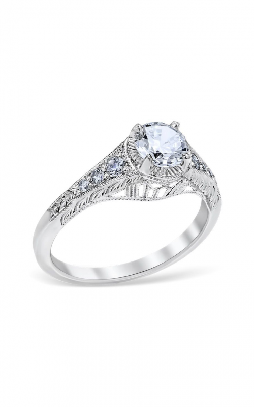 Palisades Platinum Vintage Filigree Semi-Mount