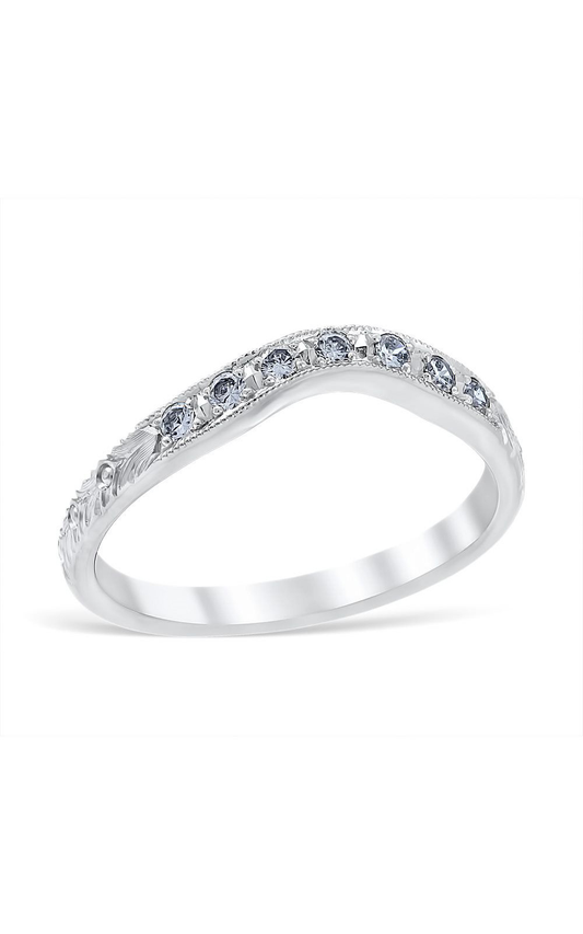 Florin Leaf Wedding Ring – Nature-Inspired Elegance