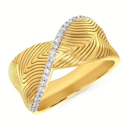 1/6 Ctw. Diamond Fashion Ring in 14K Gold
