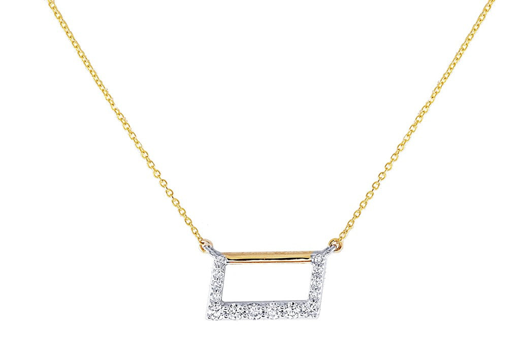 PENDANTS-14 RD 0.38Ct-14K W/Y