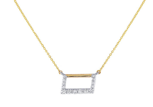 PENDANTS-14 RD 0.38Ct-14K W/Y