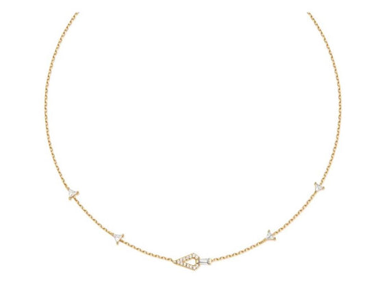 Gold Geometric Satellite Necklace  Ania Haie  Parker Jewelers Carlisle, PA