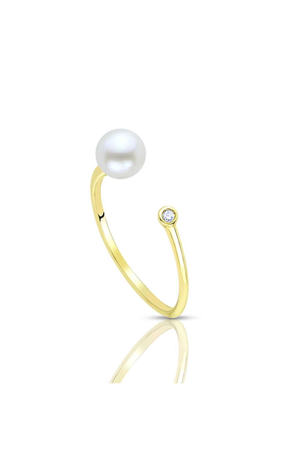 14KT Yellow Gold Freshwater Pearl Ring